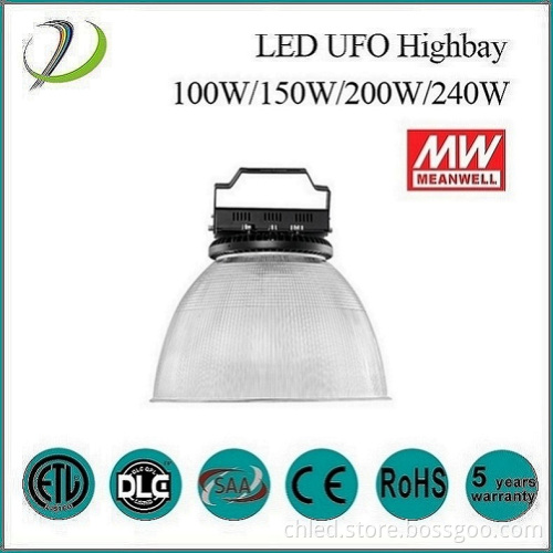100w led ufo high bay light fixture